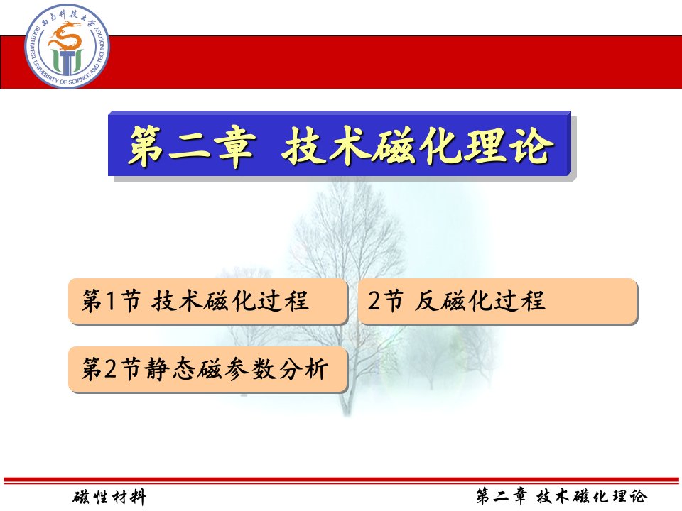 磁性材料第6章技术磁化理论-磁性材料