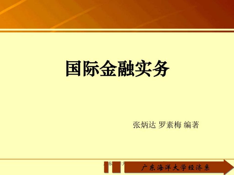 《国际金融实务》PPT课件