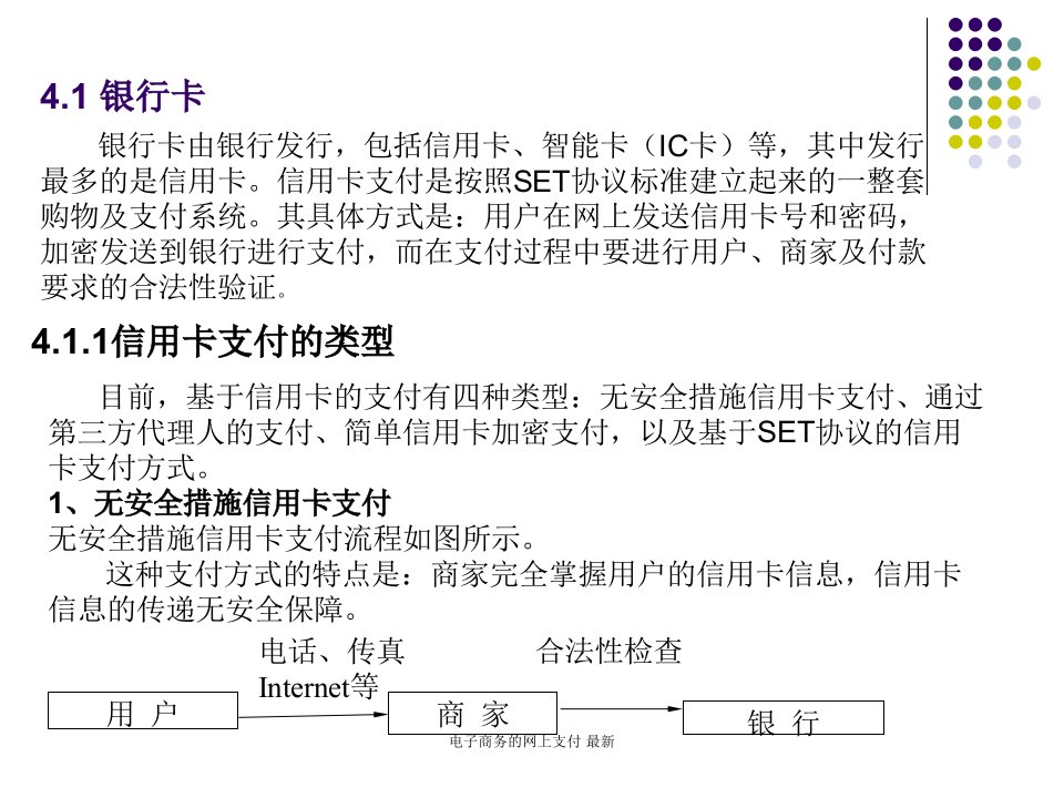 电子商务的网上支付最新课件