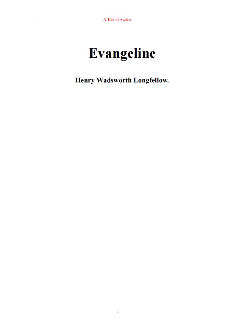 Evangeline(伊万杰琳)