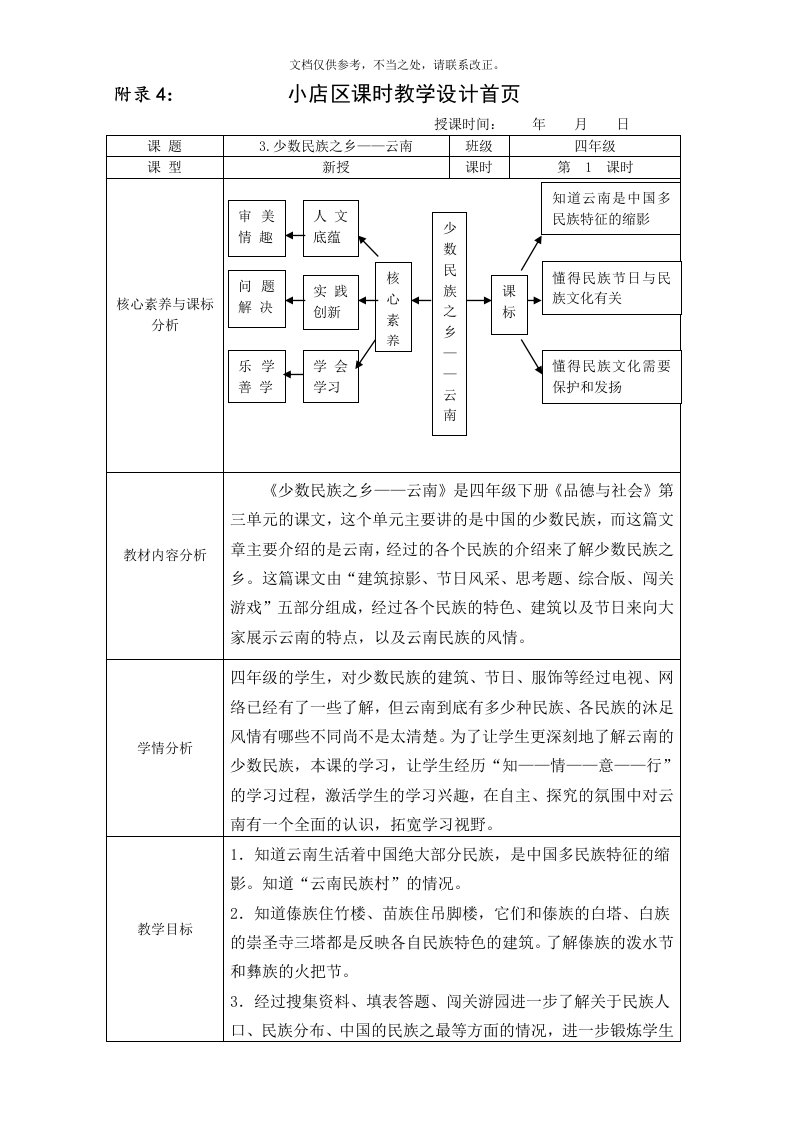 少数民族之乡——云南教案