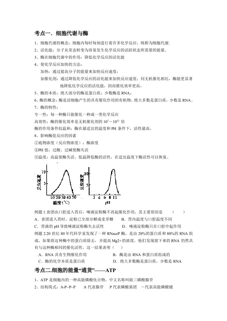 高考光合作用呼吸作用复习