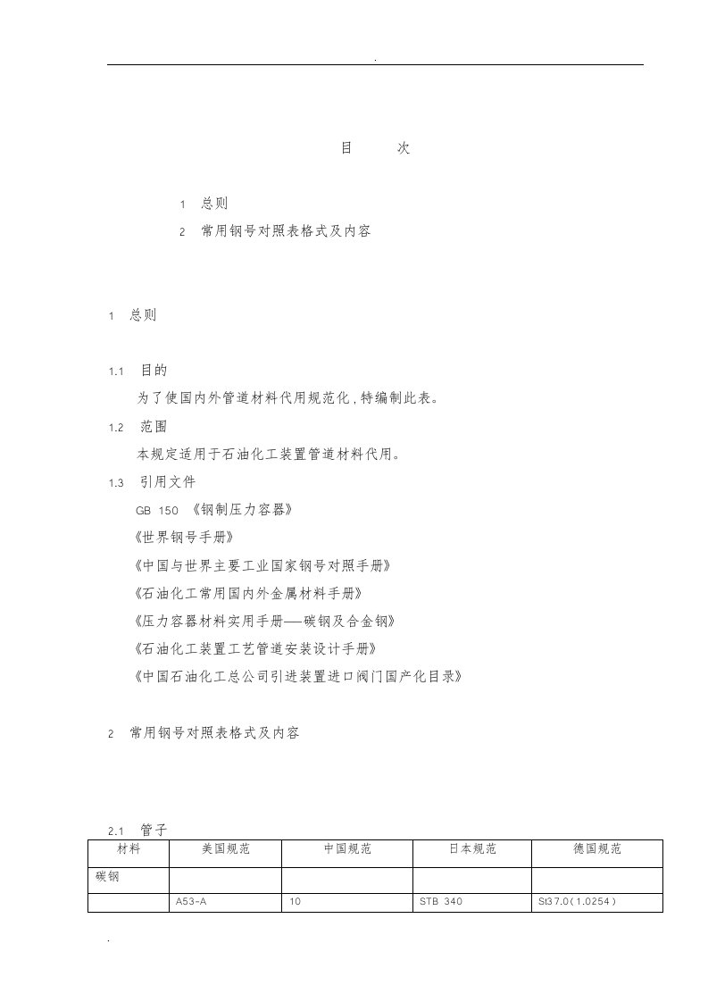 美标材料钢号对照