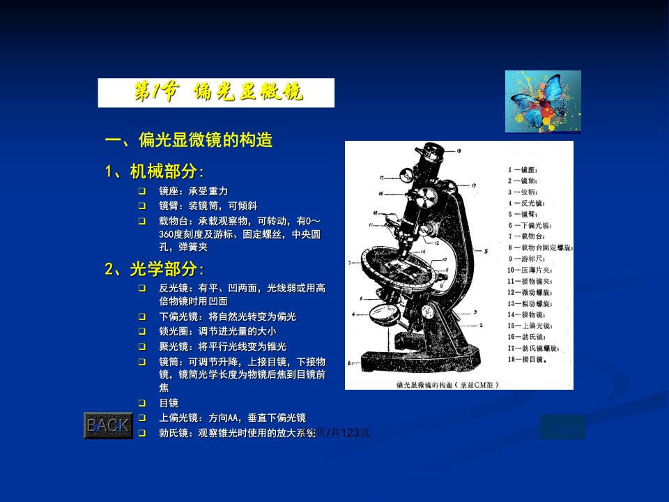 偏光显微镜下的晶体光学性质教案