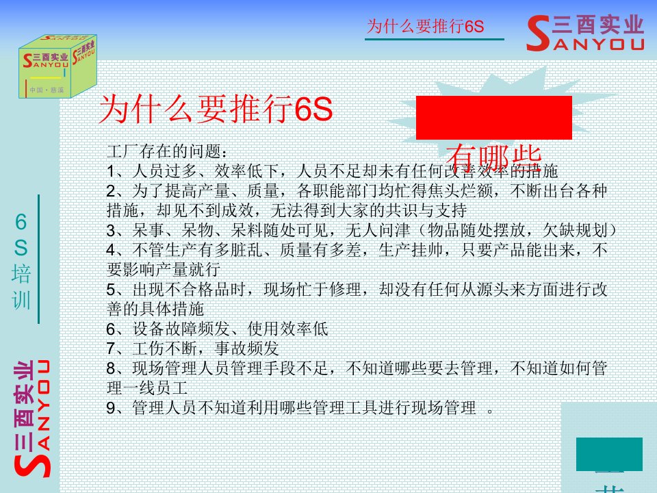 精选某实业公司6S培训PPT37页