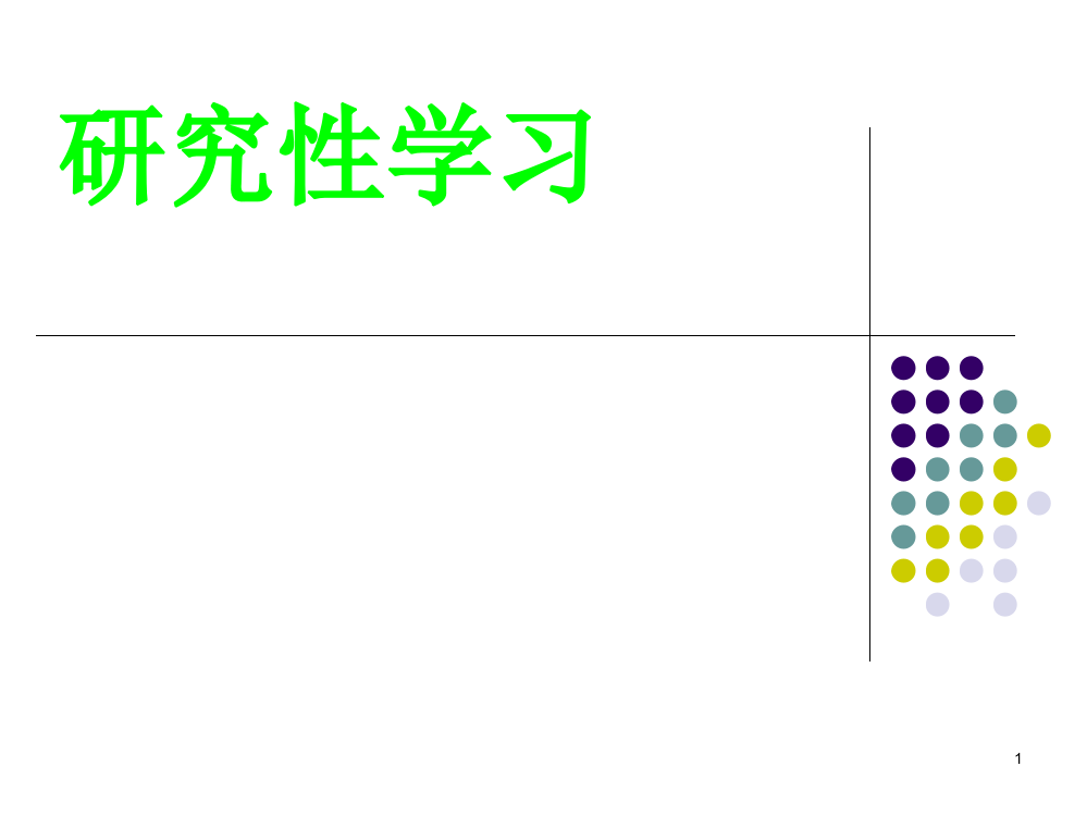 我的研究性学习ppt课件