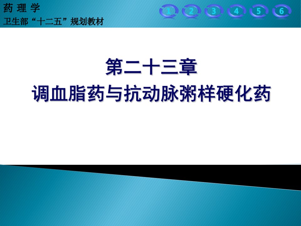 调血脂药与抗动脉粥样硬化药