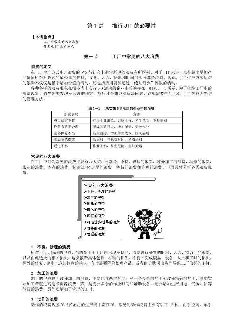 JIT生产方式实务