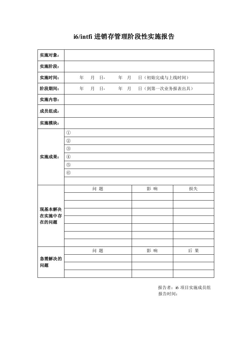 推荐-进销存管理阶段性实施报告