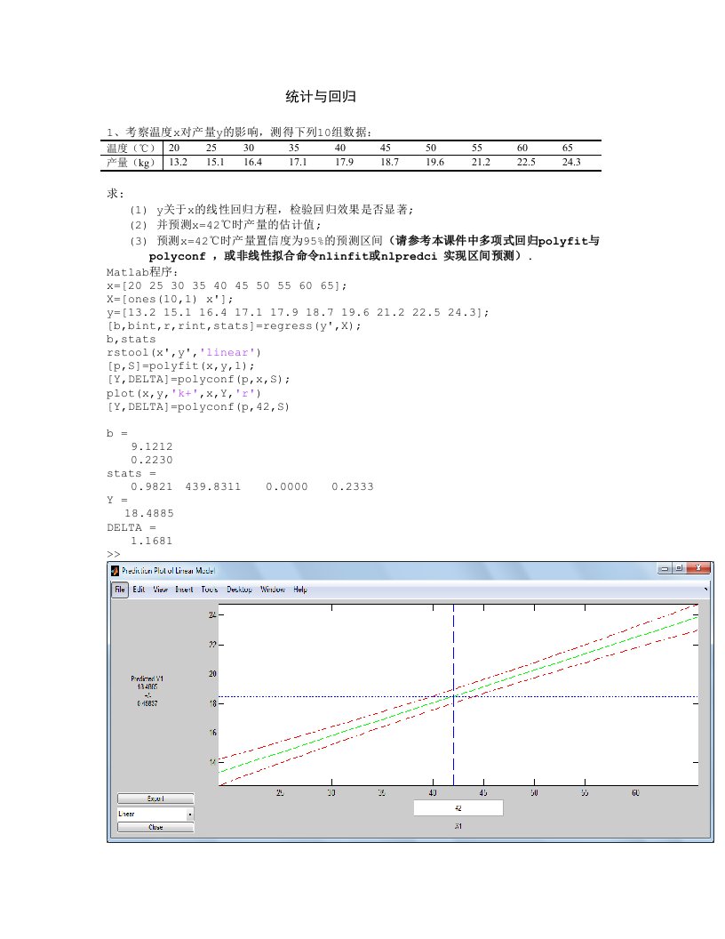 数学建模-统计与回归