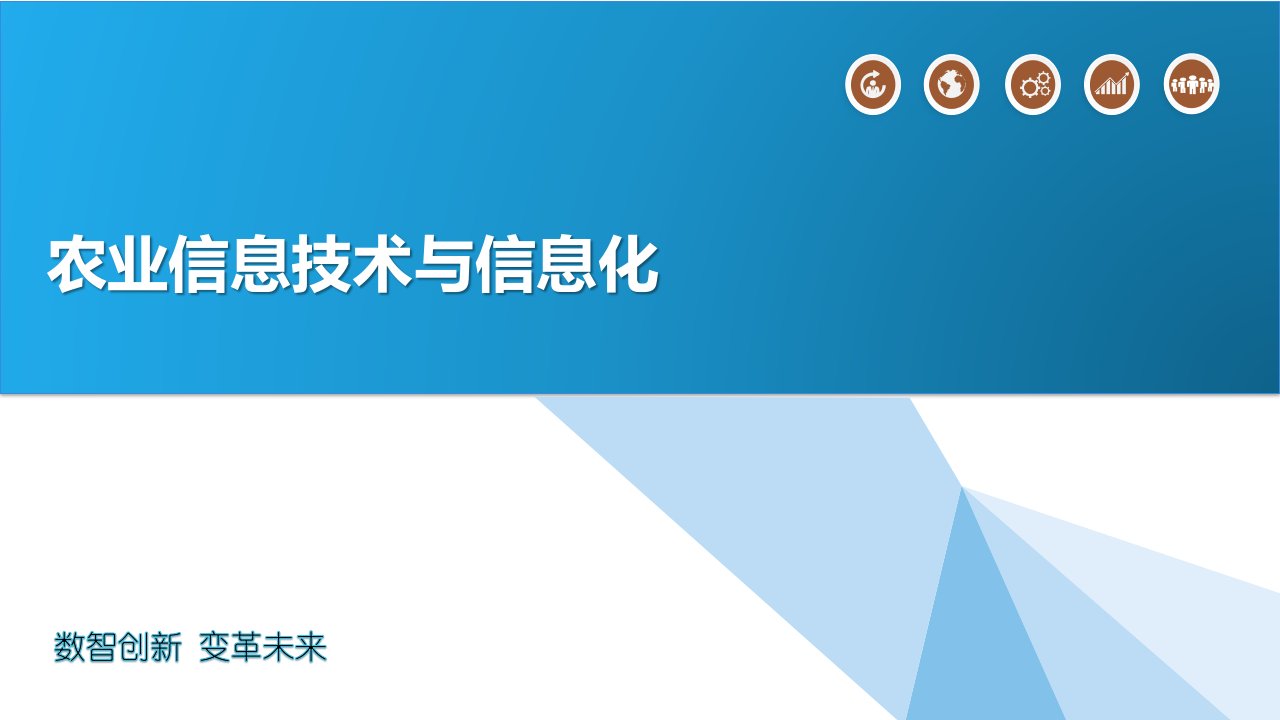 农业信息技术与信息化