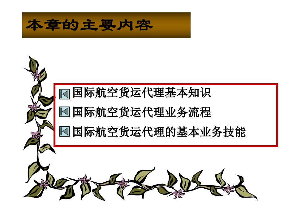 国际航空货运代理实务