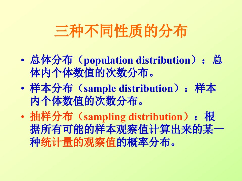 心理统计学06推断统计学原理