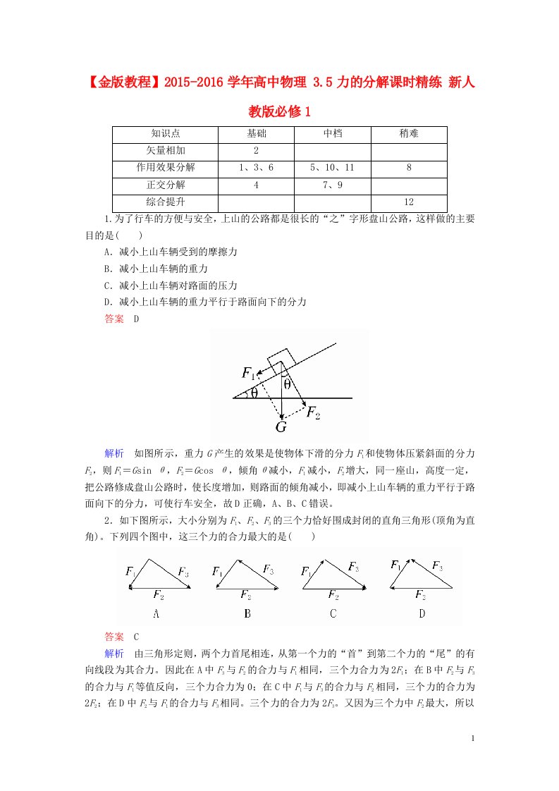 2015-2016学年高中物理