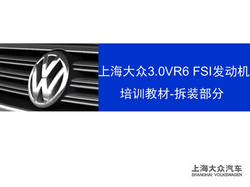 上海大众3.0VR6