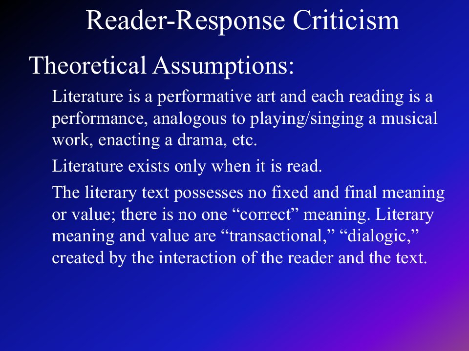 Reader-Response