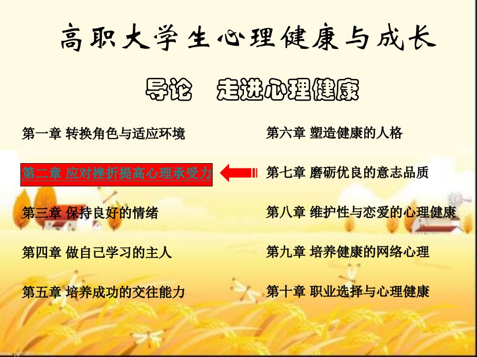 大学生应对挫折提高心理承受力