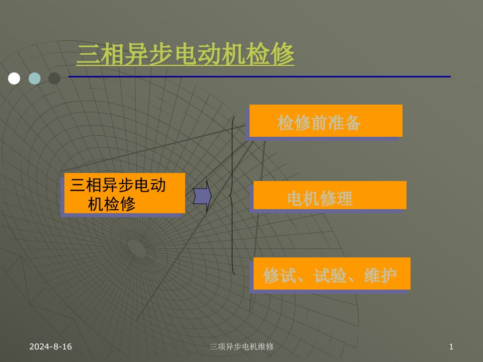 三相异步电动机检修ppt课件