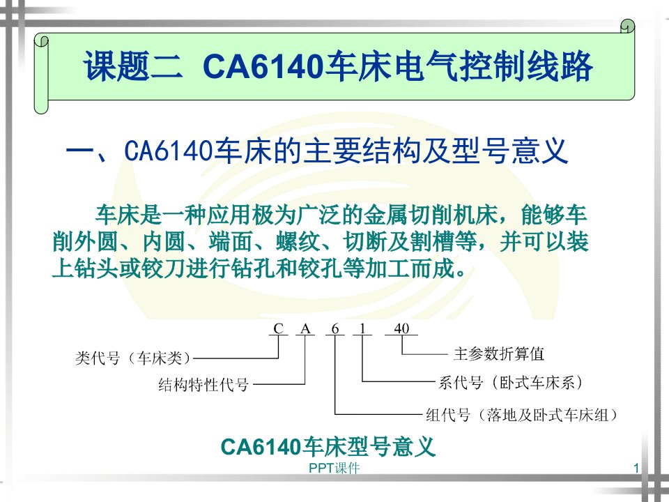 CA6140车床电气控制线路