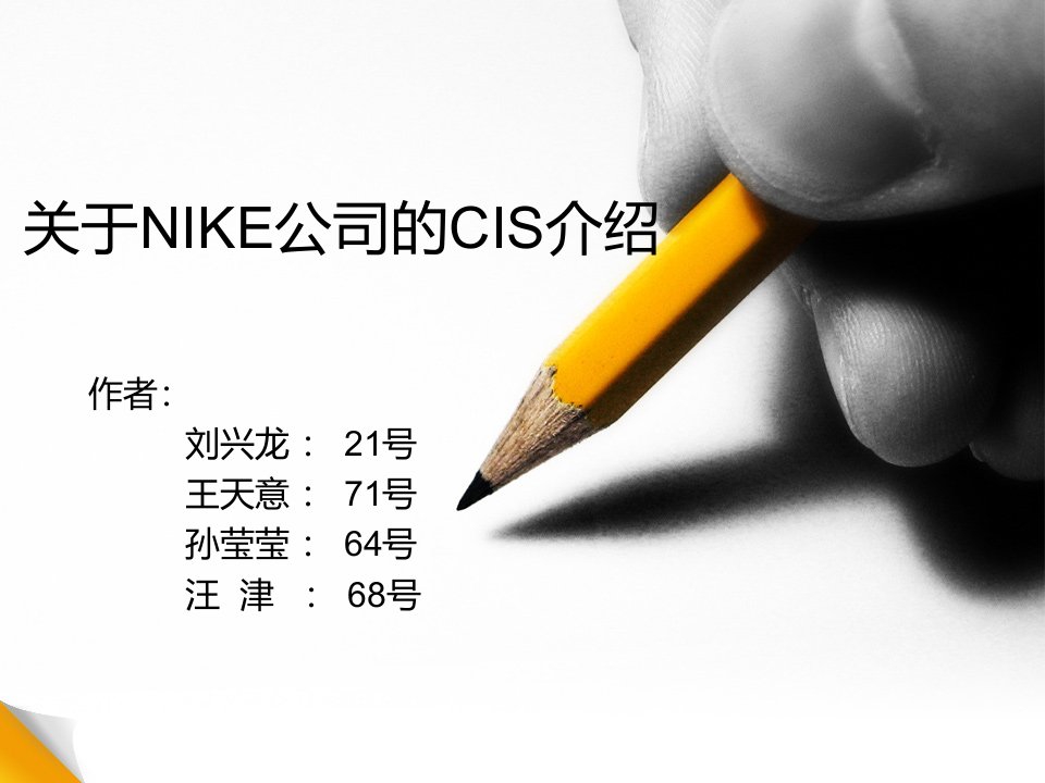 关于NIKE公司的CIS介绍