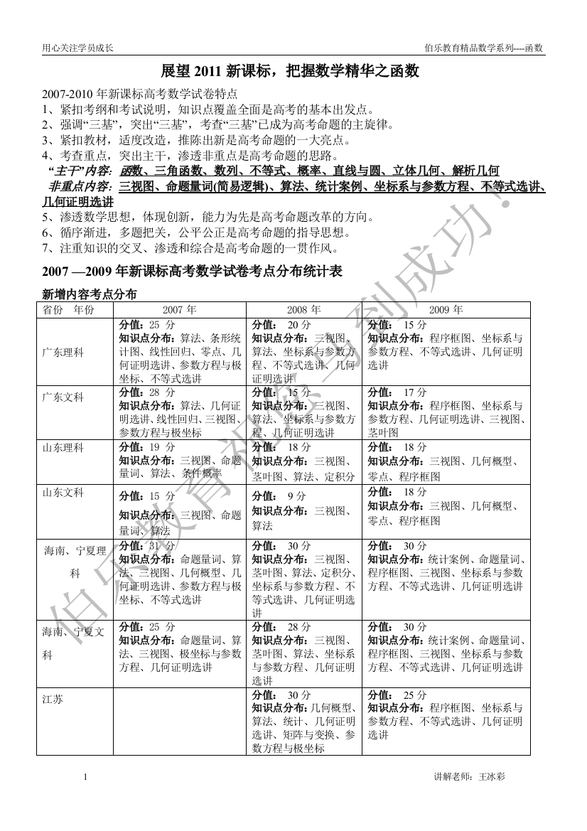 数学公开课教案-学生版