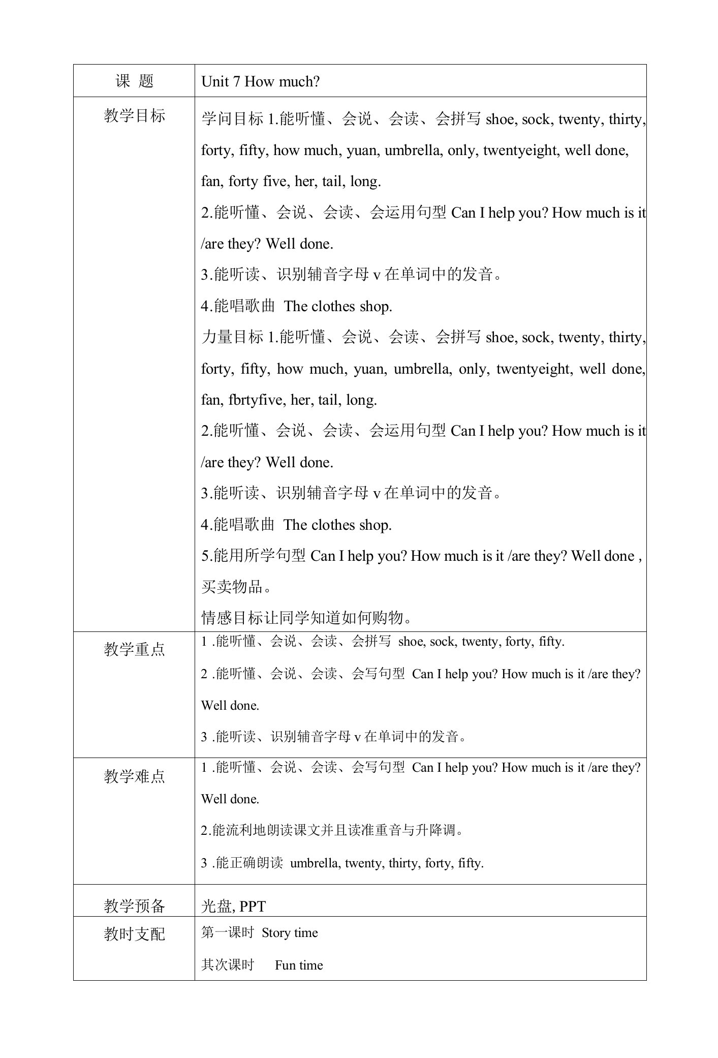 四年级英语上学期Unit7Howmuch(Period4)教案译林版三起