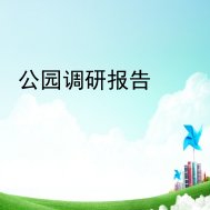 重庆公园调研报告课件