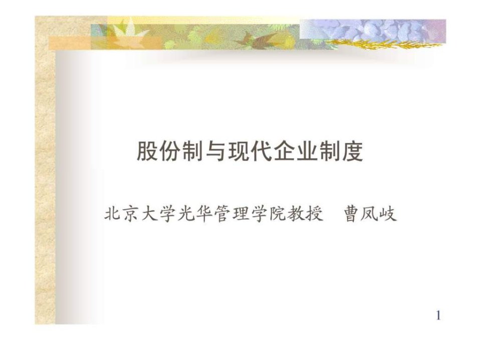 股份制与现代企业制度_1477232771.ppt