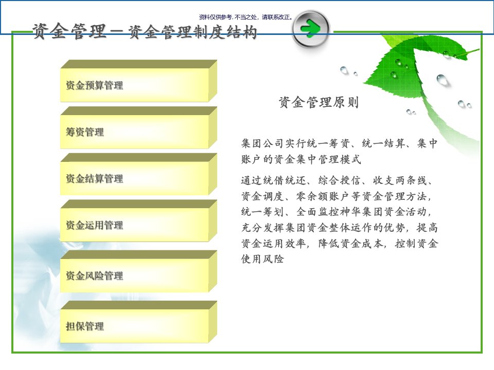 神华集团资金管理