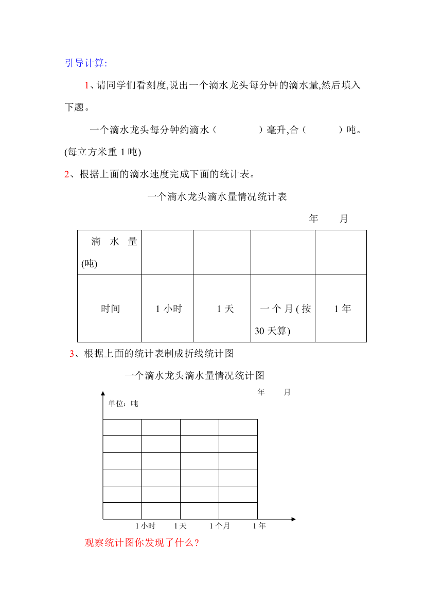 莫崇丽：节约用水教学设计