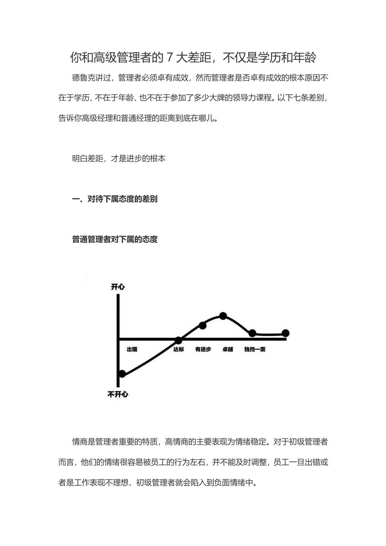 你和高级管理者的7大差距,不仅是学历和年龄