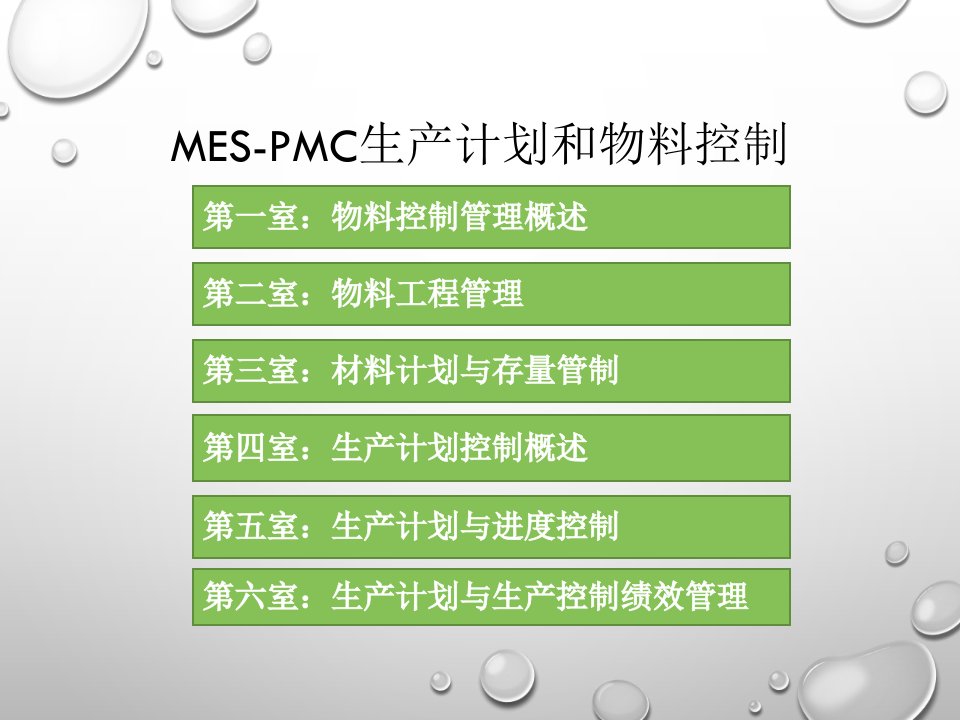 史上最全面的MES-PMC生产计划与物料控制说明