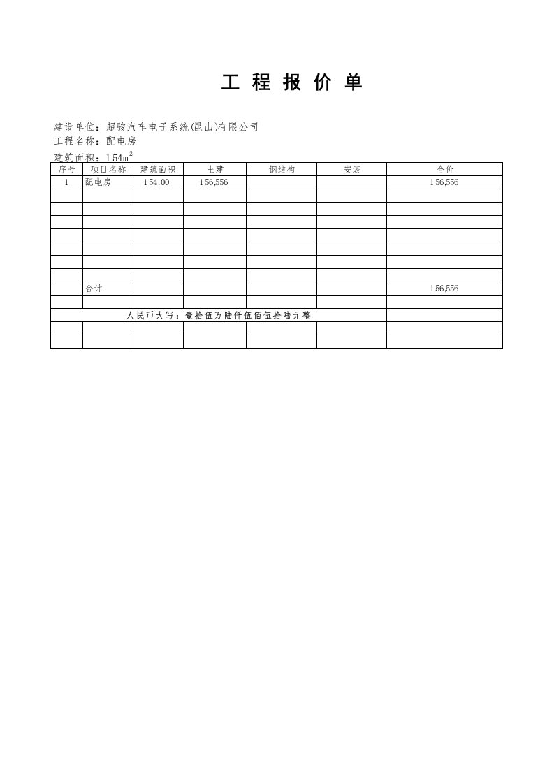 厂房卸料平台排水沟翻新工程报价单