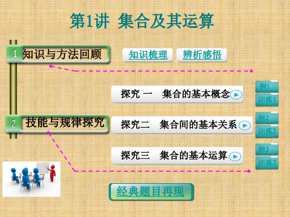 高考数学(理)第一轮复习名师公开课省级获奖ppt课件：1.1集合及其运算(人教A版)