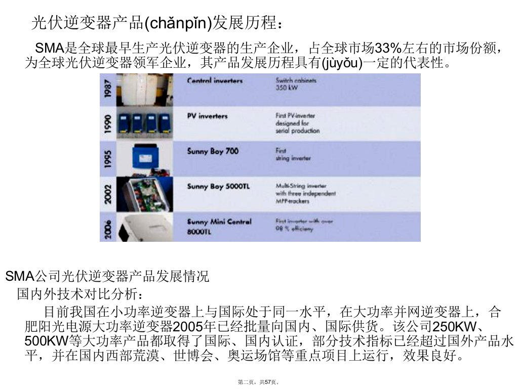 光伏逆变器简介完整版上课讲义