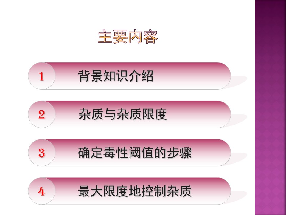 基因毒性杂质全面信息资料