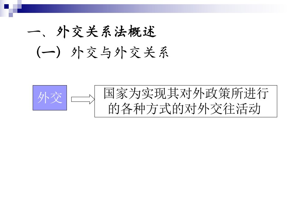 外交关系和领事关系法