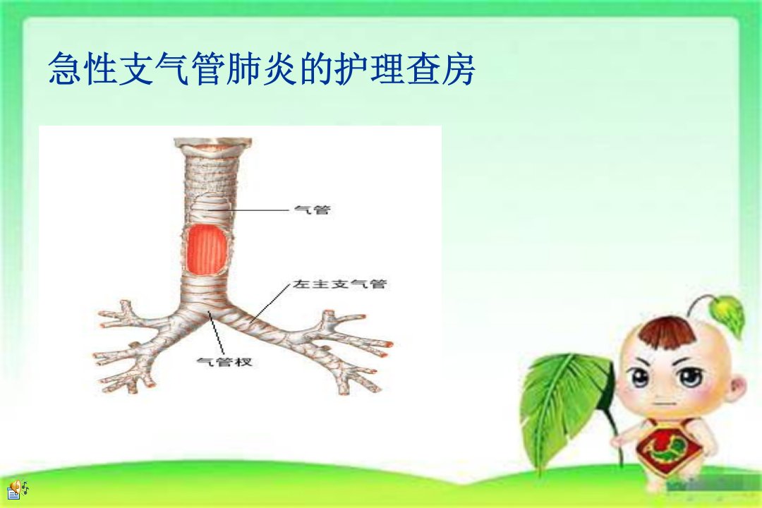 小儿急性支气管炎的护理查房