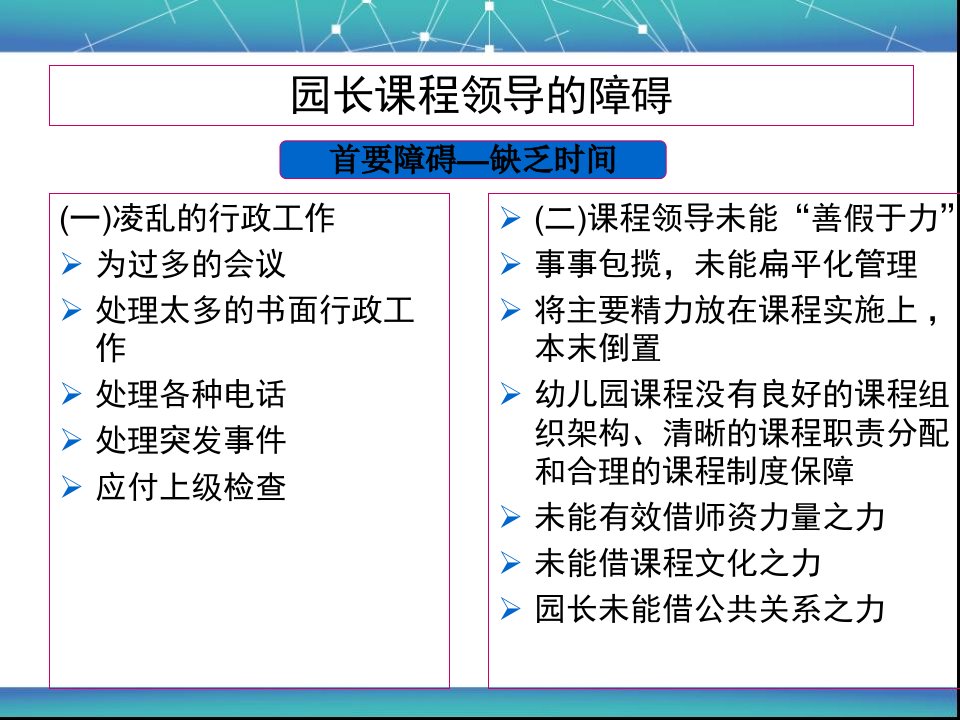 如何提升园长课程领导力