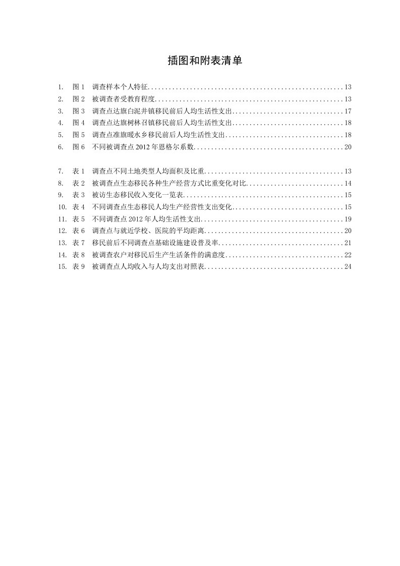 鄂尔多斯市生态移民生产生活状况变化研究分析——以准格尔旗和达拉特旗为例