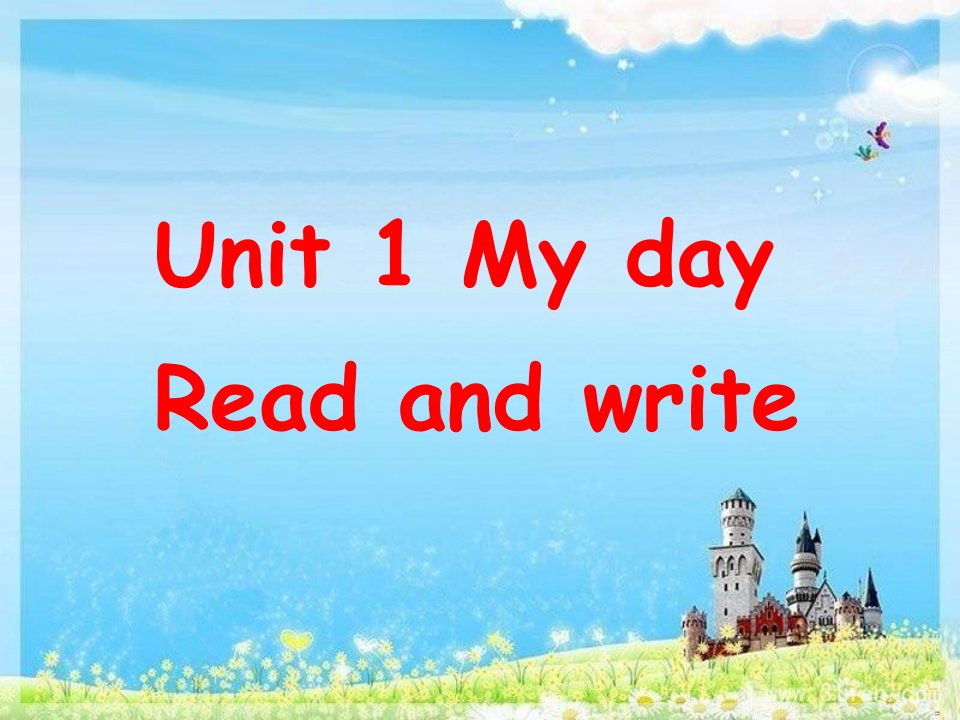 人教版PEP小学英语五年级下册《Unit-1-My-day》Read-and-writeppt课件