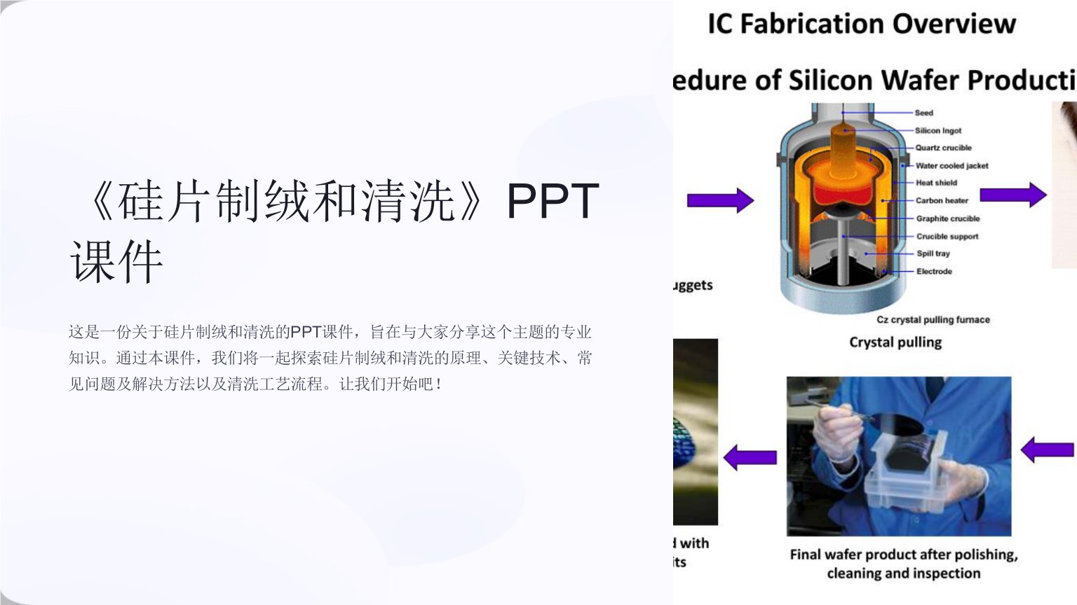 《硅片制绒和清洗》课件