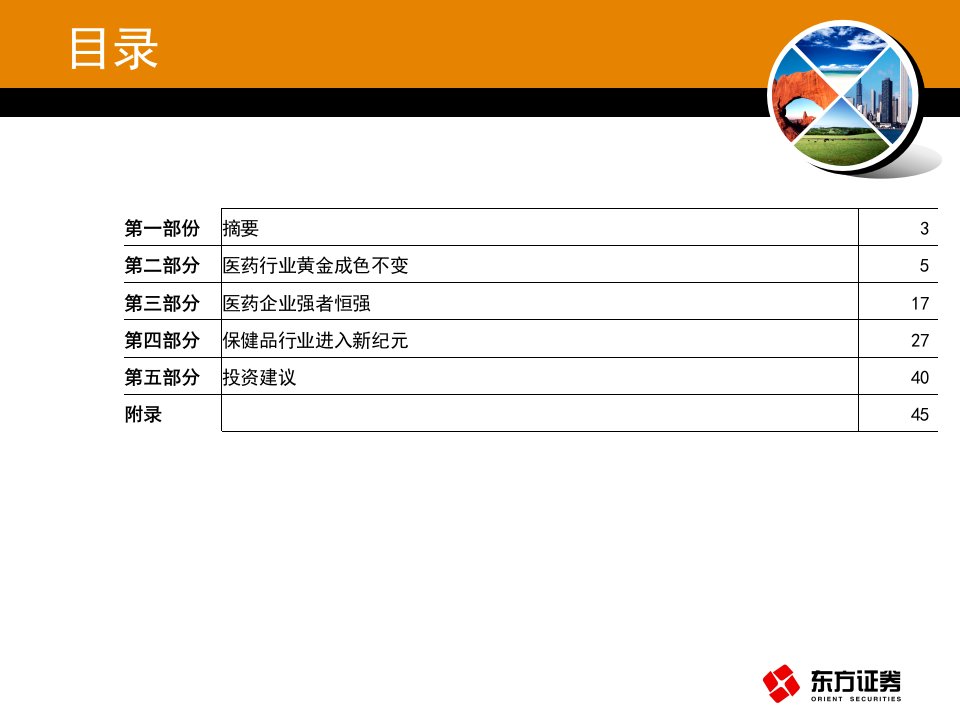 医药保健品行业分析报告