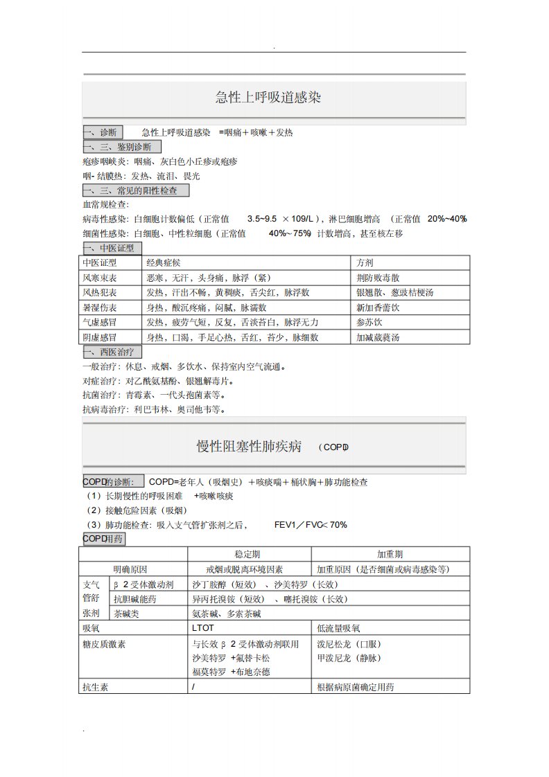 中西医结合内科学