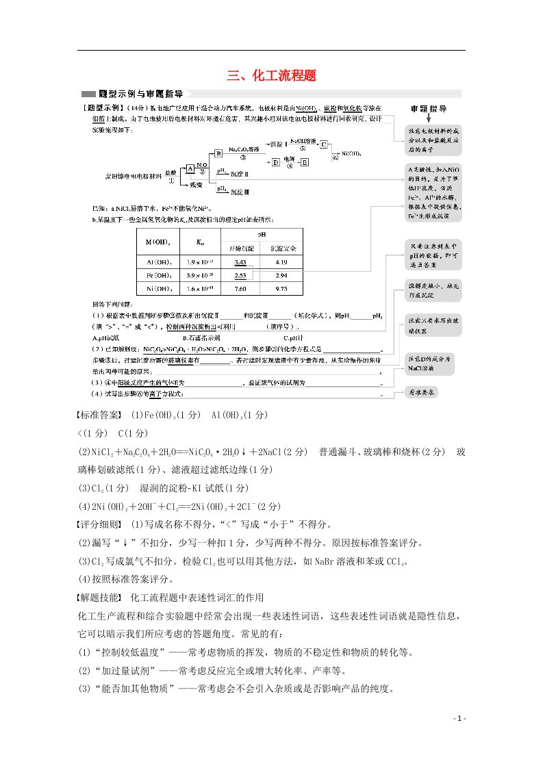 高考化学二轮复习