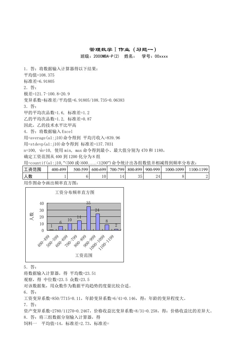 【管理精品】管理统计分析方法(4)