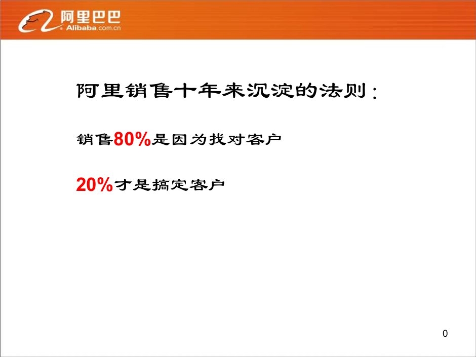 如何有效地找寻目标客户阿里巴巴销售