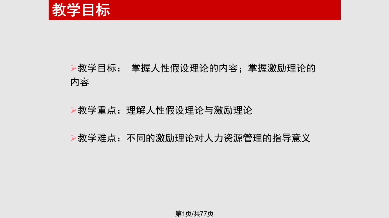 第二章人力资源管理的理论基础PPT课件