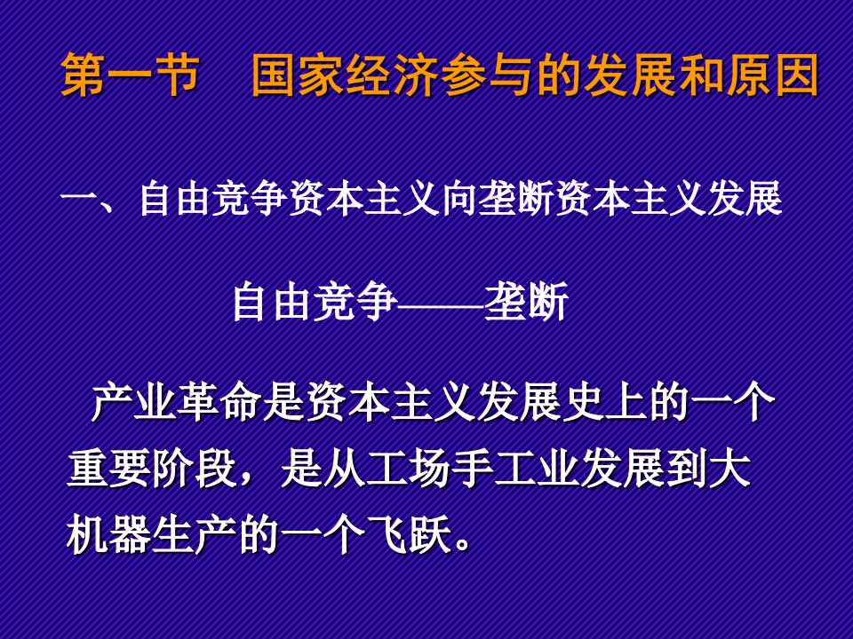 第八种资本积累与国家的经济参与