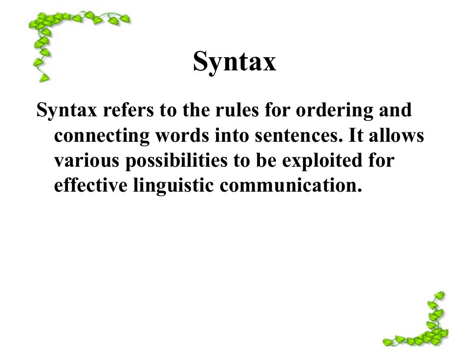 文体学6syntactic分析解析课件